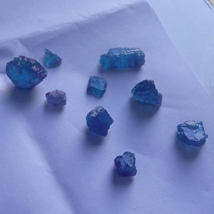 Blue tourmaline rough for Paraiba and tourmaline insight